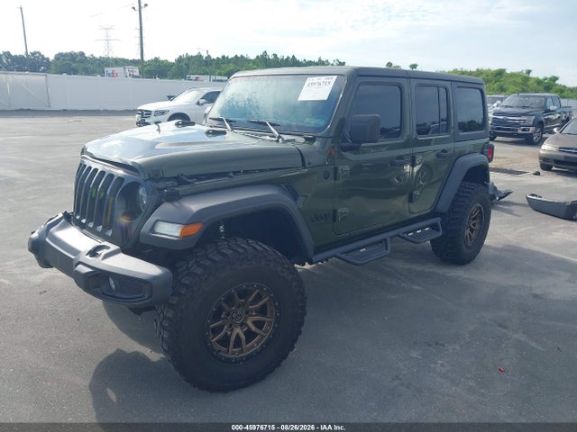 2021 Jeep Wrangler Unlimited Willys 4x4 მანქანა იყიდება აუქციონზე, vin: 1C4HJXDM8MW727282, აუქციონის ნომერი: 45976715