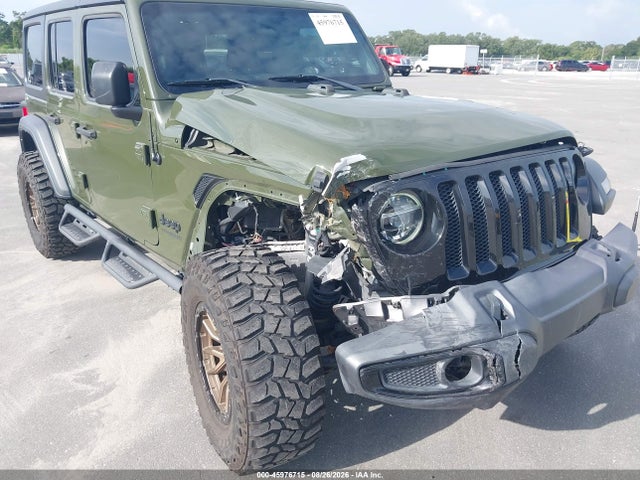 2021 Jeep Wrangler Unlimited Willys 4x4 მანქანა იყიდება აუქციონზე, vin: 1C4HJXDM8MW727282, აუქციონის ნომერი: 45976715