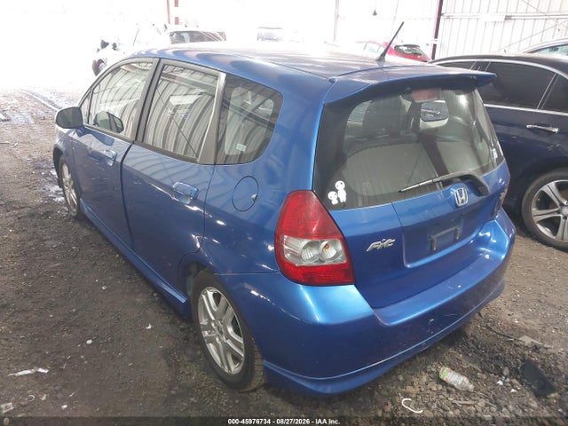 45976734 :رقم المزاد ، JHMGD38667S016844 vin ، 2007 Honda Fit Sport مزاد بيع