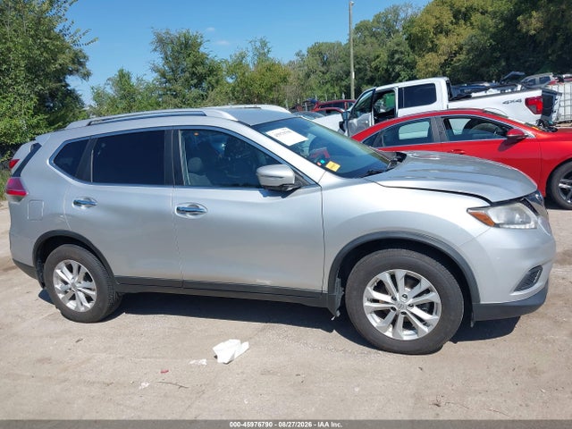 2015 Nissan Rogue Sv მანქანა იყიდება აუქციონზე, vin: KNMAT2MV4FP580074, აუქციონის ნომერი: 45976790