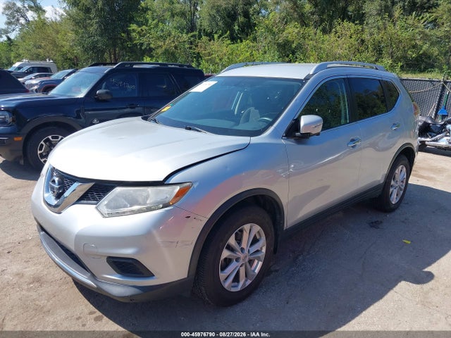 2015 Nissan Rogue Sv მანქანა იყიდება აუქციონზე, vin: KNMAT2MV4FP580074, აუქციონის ნომერი: 45976790