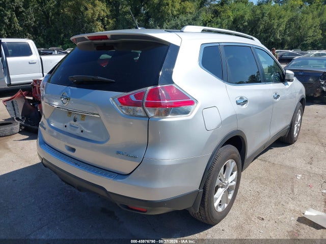 2015 Nissan Rogue Sv მანქანა იყიდება აუქციონზე, vin: KNMAT2MV4FP580074, აუქციონის ნომერი: 45976790