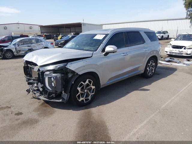 2022 Hyundai Palisade Calligraphy მანქანა იყიდება აუქციონზე, vin: KM8R74HEXNU342691, აუქციონის ნომერი: 45976797