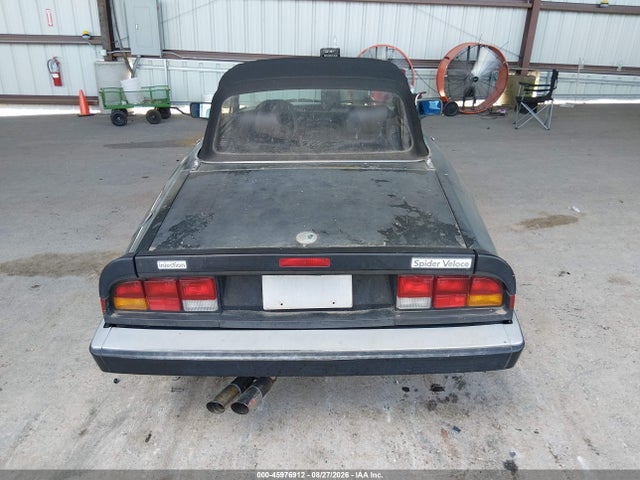 1986 Alfa Romeo Veloce 2000 Spider მანქანა იყიდება აუქციონზე, vin: ZARBA5419G1036902, აუქციონის ნომერი: 45976912