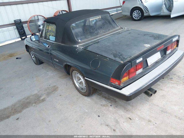 1986 Alfa Romeo Veloce 2000 Spider მანქანა იყიდება აუქციონზე, vin: ZARBA5419G1036902, აუქციონის ნომერი: 45976912