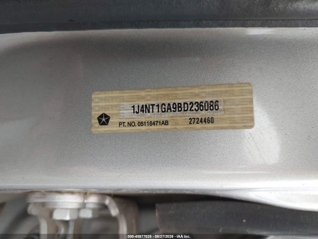 45977025 :رقم المزاد ، 1J4NT1GA9BD236086 vin ، 2011 Jeep Patriot Sport مزاد بيع