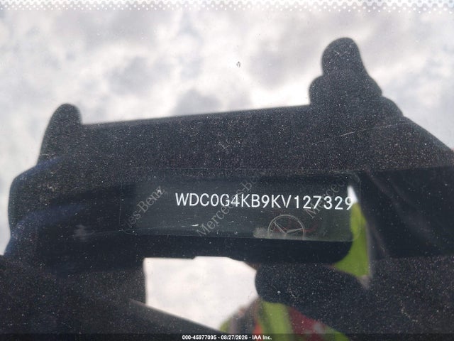 45977095 :رقم المزاد ، WDC0G4KB9KV127329 vin ، 2019 Mercedes-benz Glc 300 4matic مزاد بيع