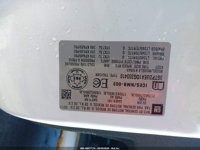 2013 Gmc Sierra 1500 Sl მანქანა იყიდება აუქციონზე, vin: 3GTP2UEA1DG333410, აუქციონის ნომერი: 45977174