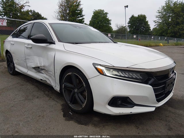 45977304 :رقم المزاد ، 1HGCV1F39MA094287 vin ، 2021 Honda Accord Sport مزاد بيع