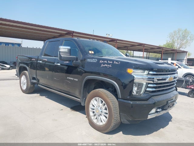 45977351 :رقم المزاد ، 1GC1YREY3MF155497 vin ، 2021 Chevrolet Silverado 2500hd 4wd  Standard Bed High Country مزاد بيع