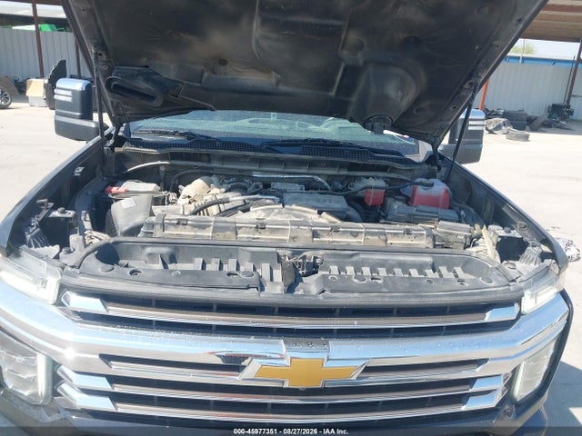 45977351 :رقم المزاد ، 1GC1YREY3MF155497 vin ، 2021 Chevrolet Silverado 2500hd 4wd  Standard Bed High Country مزاد بيع