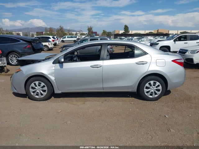 Auction sale of the 2015 Toyota Corolla L, vin: 5YFBURHE9FP307764, lot number: 45977394