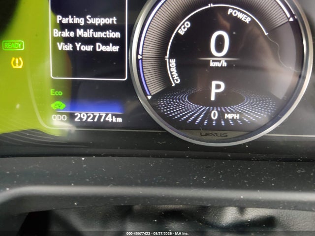 2019 Lexus Es 300h მანქანა იყიდება აუქციონზე, vin: 58AB21B19KU001596, აუქციონის ნომერი: 45977423