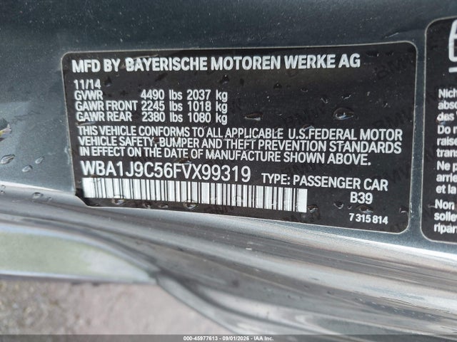 2015 Bmw M235 Xdrive მანქანა იყიდება აუქციონზე, vin: WBA1J9C56FVX99319, აუქციონის ნომერი: 45977613