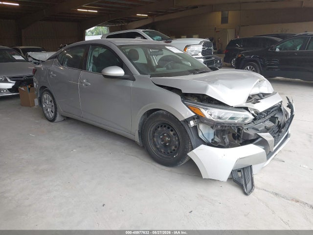 2020 Nissan Sentra S Xtronic Cvt მანქანა იყიდება აუქციონზე, vin: 3N1AB8BV2LY277137, აუქციონის ნომერი: 45977632
