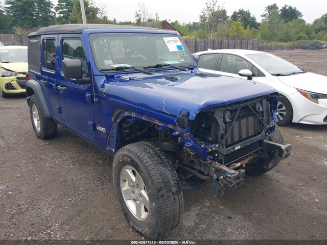 2018 Jeep Wrangler Unlimited Sport 4x4 მანქანა იყიდება აუქციონზე, vin: 1C4HJXDN5JW181755, აუქციონის ნომერი: 45977819