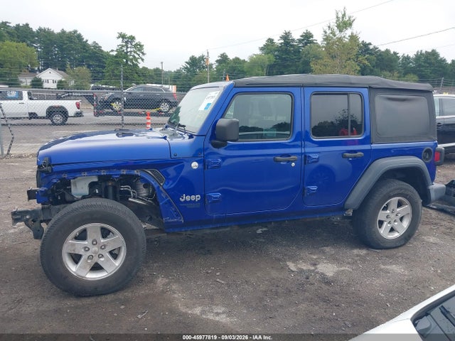 45977819 :رقم المزاد ، 1C4HJXDN5JW181755 vin ، 2018 Jeep Wrangler Unlimited Sport 4x4 مزاد بيع
