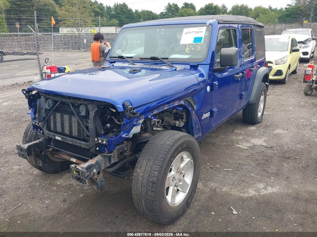 45977819 :رقم المزاد ، 1C4HJXDN5JW181755 vin ، 2018 Jeep Wrangler Unlimited Sport 4x4 مزاد بيع