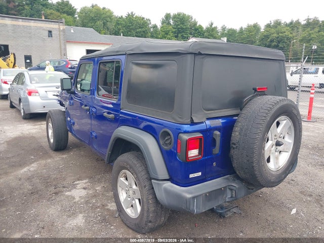 45977819 :رقم المزاد ، 1C4HJXDN5JW181755 vin ، 2018 Jeep Wrangler Unlimited Sport 4x4 مزاد بيع
