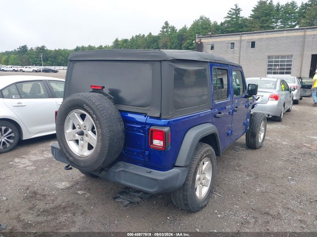 45977819 :رقم المزاد ، 1C4HJXDN5JW181755 vin ، 2018 Jeep Wrangler Unlimited Sport 4x4 مزاد بيع