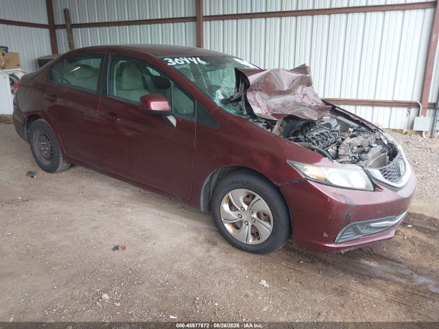 2013 Honda Civic Lx მანქანა იყიდება აუქციონზე, vin: 2HGFB2F57DH575511, აუქციონის ნომერი: 45977872