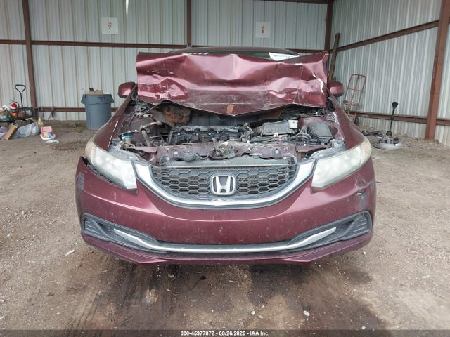 45977872 :رقم المزاد ، 2HGFB2F57DH575511 vin ، 2013 Honda Civic Lx مزاد بيع