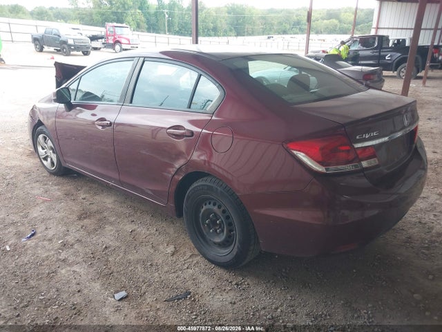45977872 :رقم المزاد ، 2HGFB2F57DH575511 vin ، 2013 Honda Civic Lx مزاد بيع