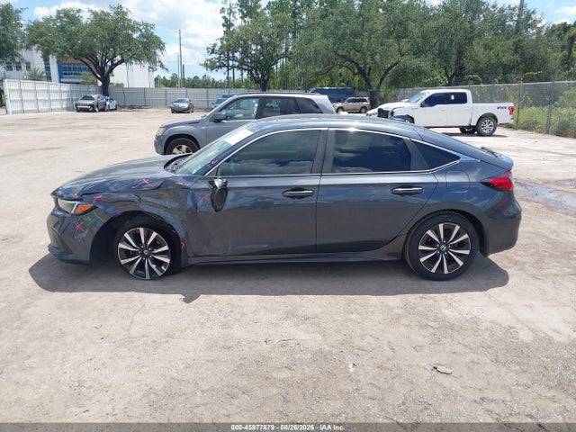 2022 Honda Civic Ex-l მანქანა იყიდება აუქციონზე, vin: 19XFL1H78NE008824, აუქციონის ნომერი: 45977879