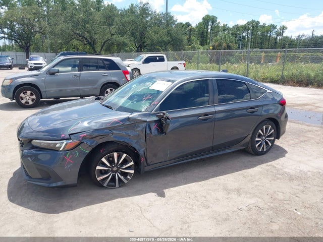 2022 Honda Civic Ex-l მანქანა იყიდება აუქციონზე, vin: 19XFL1H78NE008824, აუქციონის ნომერი: 45977879