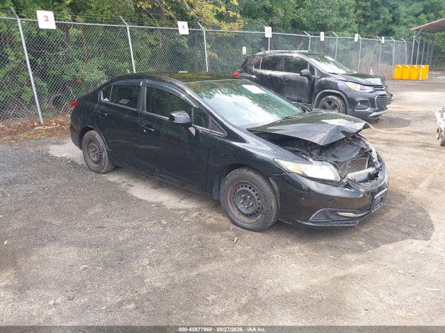 45977960 :رقم المزاد ، 19XFB2F51DE210882 vin ، 2013 Honda Civic Lx مزاد بيع