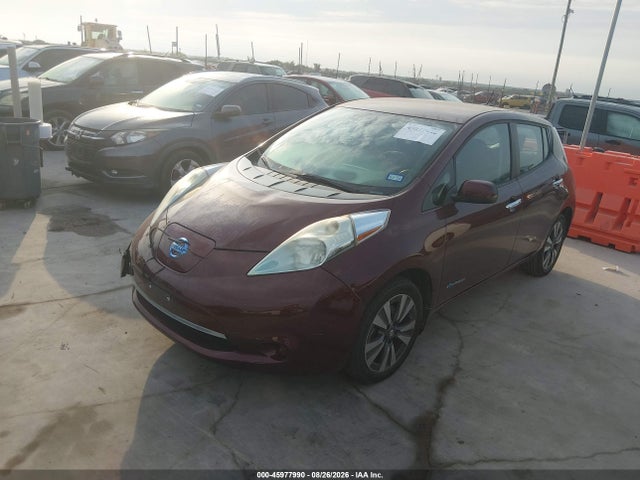 2016 Nissan Leaf Sv მანქანა იყიდება აუქციონზე, vin: 1N4BZ0CP7GC303475, აუქციონის ნომერი: 45977990