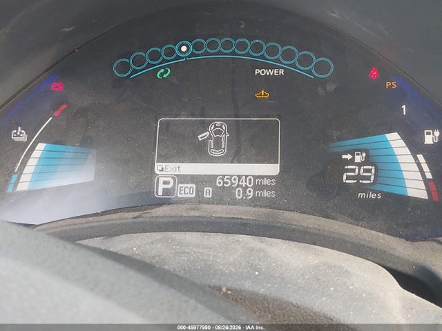 2016 Nissan Leaf Sv მანქანა იყიდება აუქციონზე, vin: 1N4BZ0CP7GC303475, აუქციონის ნომერი: 45977990