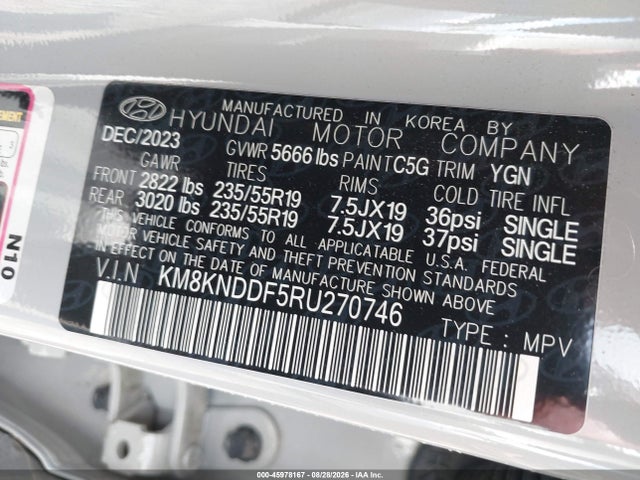Hyundai Ioniq 5 Sel 2024 KM8KNDDF5RU270746 Image 9