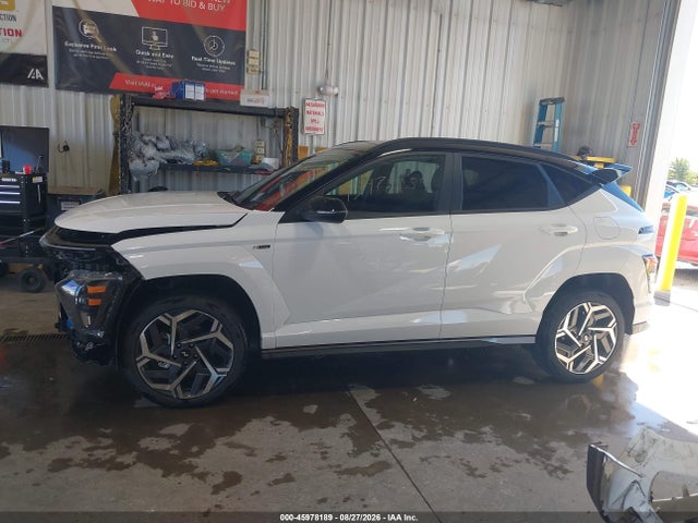 2025 Hyundai Kona N Line მანქანა იყიდება აუქციონზე, vin: KM8HACA35SU320318, აუქციონის ნომერი: 45978189