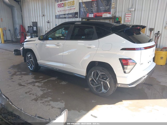 2025 Hyundai Kona N Line მანქანა იყიდება აუქციონზე, vin: KM8HACA35SU320318, აუქციონის ნომერი: 45978189