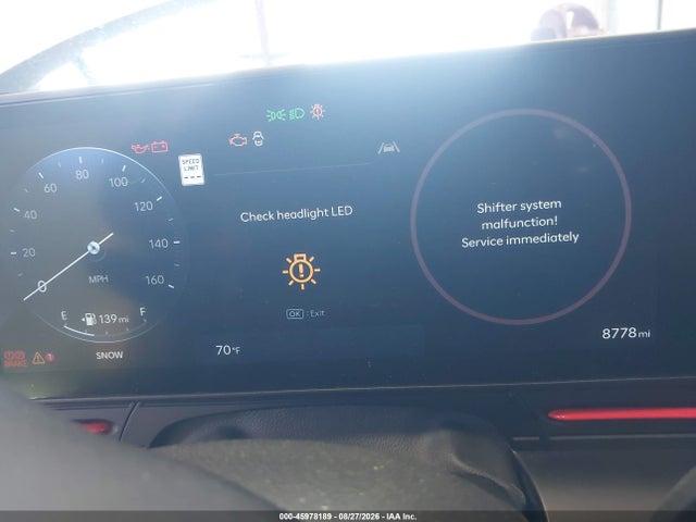 2025 Hyundai Kona N Line მანქანა იყიდება აუქციონზე, vin: KM8HACA35SU320318, აუქციონის ნომერი: 45978189