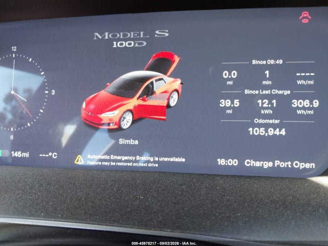 Aukcja sprzedaży 2018 Tesla Model S 100d/75d/p100d, vin: 5YJSA1E23JF296947, numer aukcji: 45978217
