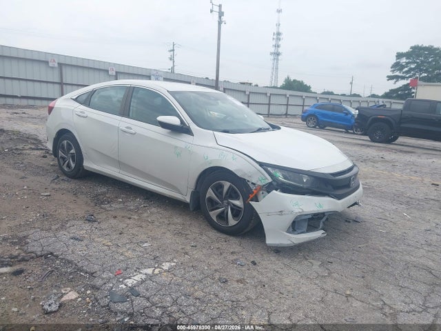 2019 Honda Civic Lx მანქანა იყიდება აუქციონზე, vin: 19XFC2F67KE030826, აუქციონის ნომერი: 45978300