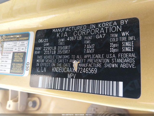KIA SELTOS S 2022 KNDEUCAAXN7246569 Image 9