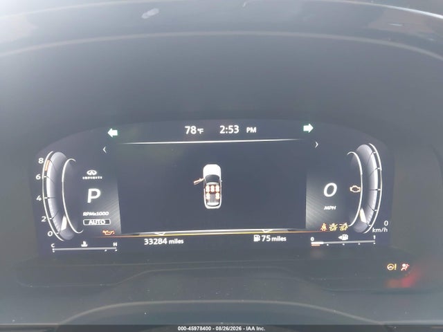 45978400 :رقم المزاد ، 5N1DL1GS6PC375952 vin ، 2023 Infiniti Qx60 Sensory Awd مزاد بيع