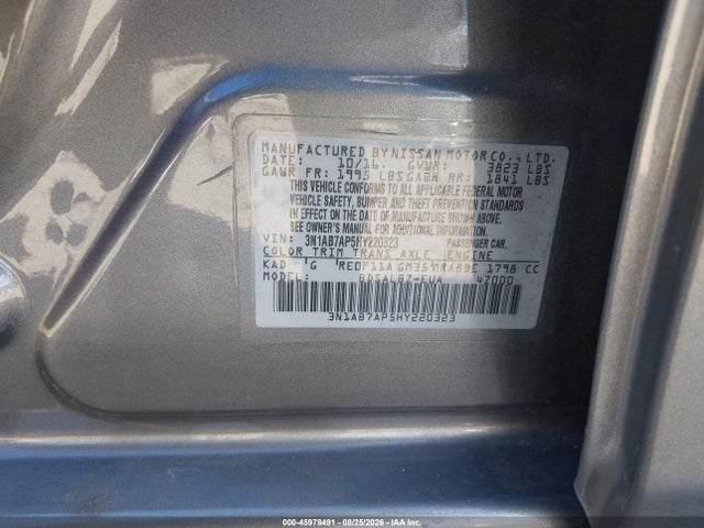 Nissan SENTRA S 2017 3N1AB7AP5HY220323 Image 9