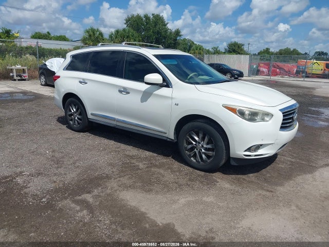 2014 Infiniti Qx60 მანქანა იყიდება აუქციონზე, vin: 5N1AL0MM7EC539287, აუქციონის ნომერი: 45978552
