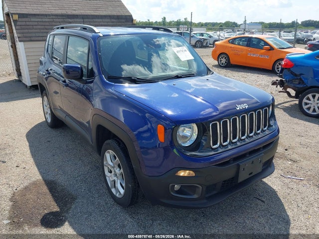 Продажа на аукционе авто 2018 Jeep Renegade Latitude 4x4, vin: ZACCJBBB5JPH86961, номер лота: 45978748