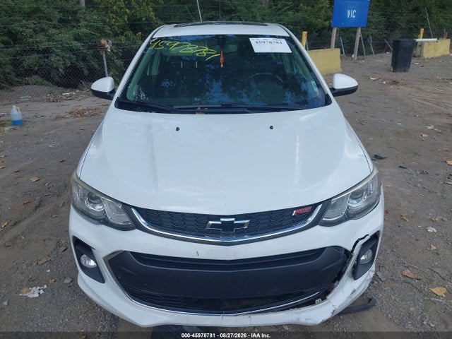 2018 Chevrolet Sonic Lt Auto მანქანა იყიდება აუქციონზე, vin: 1G1JD5SB4J4106216, აუქციონის ნომერი: 45978781