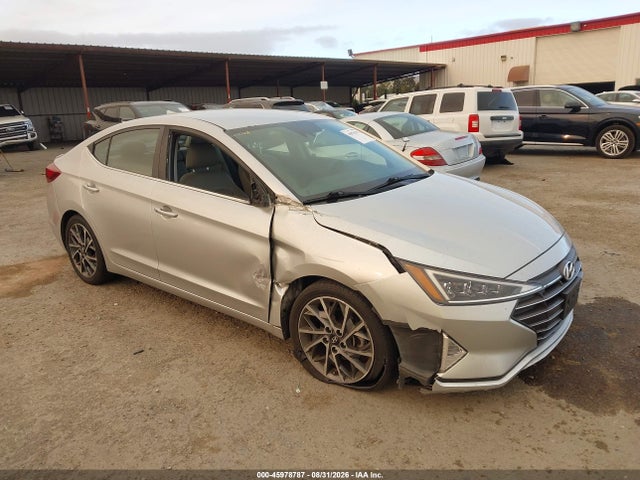 Auction sale of the 2019 Hyundai Elantra Limited, vin: 5NPD84LF6KH401348, lot number: 45978787