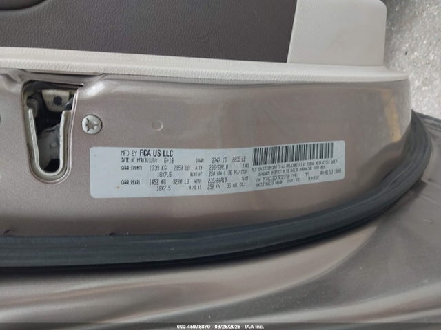 Aukcja sprzedaży 2018 Chrysler Pacifica Touring L Plus, vin: 2C4RC1EGXJR321738, numer aukcji: 45978870