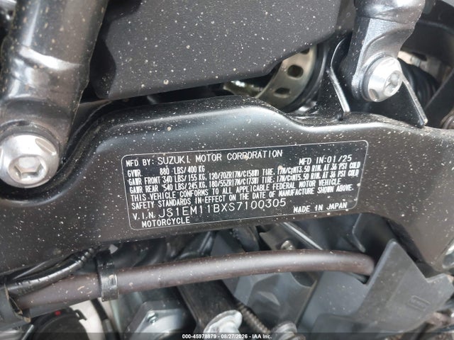 Suzuki Gsx800 R 2025 JS1EM11BXS7100305 Image 10