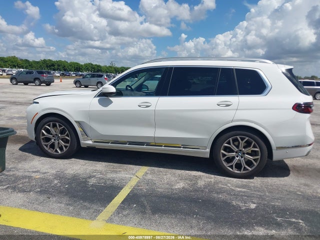 2026 Bmw X7 Xdrive40i მანქანა იყიდება აუქციონზე, vin: 5UX23EM08T9076216, აუქციონის ნომერი: 45978997