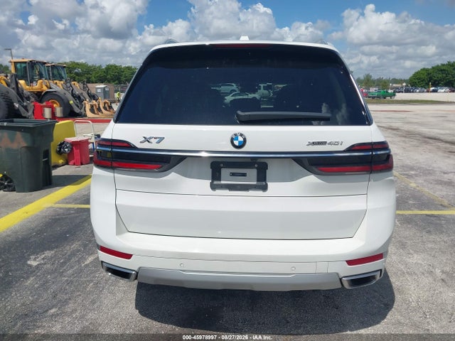 2026 Bmw X7 Xdrive40i მანქანა იყიდება აუქციონზე, vin: 5UX23EM08T9076216, აუქციონის ნომერი: 45978997