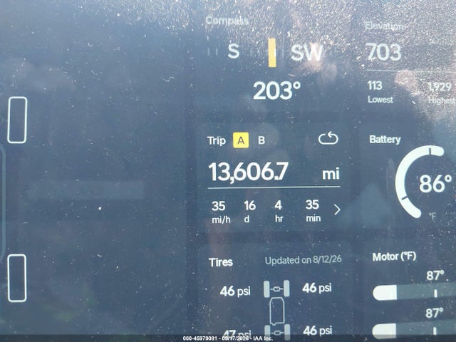 45979081 :رقم المزاد ، 7FCTGBAA6PN027657 vin ، 2023 Rivian R1t Adventure/adventure Dual Motor Large Pack/adventure Dual Motor Max Pack مزاد بيع